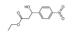ethyl 3-hydroxy-3-(4-nitrophenyl) propanoate结构式