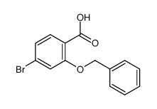 2-(BENZYLOXY)-4-BROMOBENZOIC ACID Structure