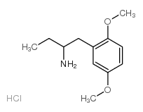 2-AMINO-1-(2,5-DIMETHOXYPHENYL)-BUTANE HYDROCHLORIDE结构式