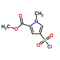 Methyl 4-(chlorosulfonyl)-1-methyl-1H-pyrrole-2-carboxylate picture