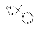 2-Phenyl-2.2-dimethyl-acetaldehyd-oxim Structure