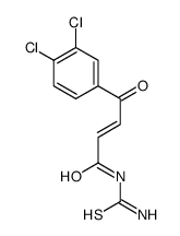 N-carbamothioyl-4-(3,4-dichlorophenyl)-4-oxobut-2-enamide Structure