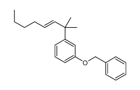 1-(2-methyloct-3-en-2-yl)-3-phenylmethoxybenzene结构式