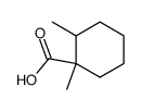 1,2-Dimethyl-cyclohexan-carbonsaeure-(1) Structure