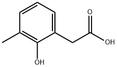 2-hydroxy-3-methylphenylacetic acid Structure