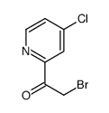 2-溴-1-(4-氯吡啶-2-基)乙酮结构式