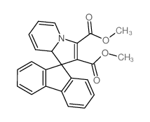 dimethyl spiro[8aH-indolizine-1,9'-fluorene]-2,3-dicarboxylate Structure