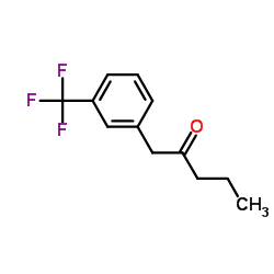 1-[3-(Trifluoromethyl)phenyl]-2-pentanone结构式