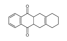 5a,6,7,8,9,10,11,11a-Octahydro-5,12-naphthacendion Structure