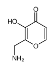 2-aminomethyl-3-hydroxy-pyran-4-one结构式