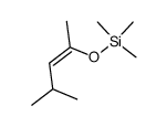 (Z)-trimethyl((4-methylpent-2-en-2-yl)oxy)silane Structure