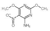 4-Pyrimidinamine, 2, 6-dimethoxy-5-nitro- picture
