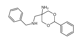 5-Benzylaminomethyl-2-phenyl-1,3-dioxan-5-amine structure