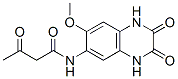 Butanamid, 3-oxo-N-(1,2,3,4-tetrahydro-7-methoxy-2,3-dioxo-6-quinoxalinyl)-结构式