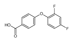 4-(2,4-二氟苯氧基)苯甲酸结构式