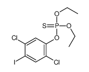 (2,5-dichloro-4-iodophenoxy)-diethoxy-sulfanylidene-λ5-phosphane结构式