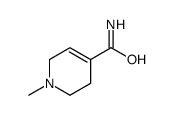 4-Pyridinecarboxamide,1,2,3,6-tetrahydro-1-methyl-(9CI) Structure