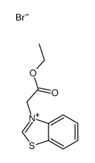 ethyl 2-(1,3-benzothiazol-3-ium-3-yl)acetate,bromide Structure