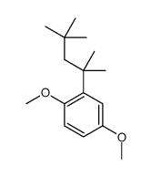 1,4-dimethoxy-2-(2,4,4-trimethylpentan-2-yl)benzene结构式