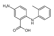 5-amino-2-(2-methylanilino)benzoic acid结构式