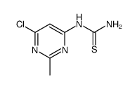 1-(6-chloro-2-methylpyrimidin-4-yl)thiourea Structure