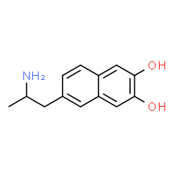 2,3-Naphthalenediol, 6-(2-aminopropyl)- (9CI)结构式