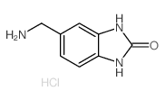 5-(aminomethyl)-1,3-dihydro-2H-benzimidazol-2-one(SALTDATA: HCl 0.15H2O) structure