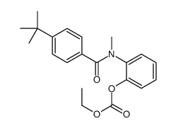 [2-[(4-tert-butylbenzoyl)-methylamino]phenyl] ethyl carbonate Structure
