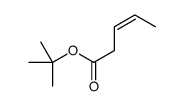 tert-Butyl trans-3-pentenoate structure