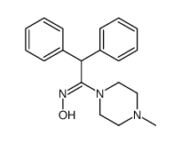 1-(4-methylpiperazin-1-yl)-2,2-diphenylethan-1-one oxime结构式