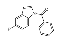 5-fluoro-1-benzoyl-1H-indole structure