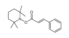 (2,2,6,6-tetramethylpiperidin-1-yl) 3-phenylprop-2-enoate结构式