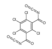 2,4,5,6-tetrachlorobenzene-1,3-dicarbonyl isocyanate Structure