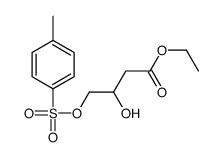 ethyl 3-hydroxy-4-(4-methylphenyl)sulfonyloxybutanoate Structure