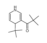 3-tert-butylcarbonyl-4-tert-butyl-1,4-dihydropyridine Structure