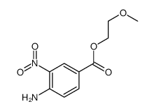 2-methoxyethyl 4-amino-3-nitrobenzoate结构式