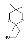 2-(2,5,5-trimethyl-1,3-dioxan-2-yl)ethanol结构式