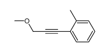 1-(3-methoxy-prop-1-ynyl)-2-methyl-benzene Structure