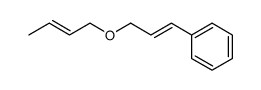 ((E)-3-((E)-but-2-enyloxy)prop-1-enyl)benzene结构式