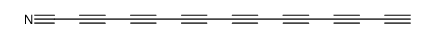 pentadeca-2,4,6,8,10,12,14-heptaynenitrile结构式
