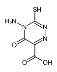 1,2,4-Triazine-6-carboxylicacid,4-amino-2,3,4,5-tetrahydro-5-oxo-3-thioxo- structure