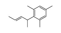 (E)-4-(2,4,6-trimethylphenyl)-2-pentene结构式