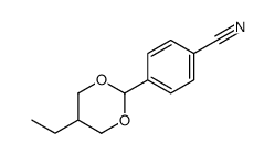 4-(5-ethyl-1,3-dioxan-2-yl)benzonitrile Structure