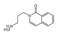 1(2H)-Isoquinolinone, 2-(3-aminopropyl)-, hydrochloride (1:1) structure