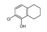 2-chloro-5,6,7,8-tetrahydro-[1]naphthol结构式