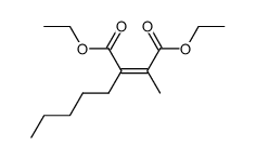 diethyl 2-methyl-3-n-pentylmaleate结构式