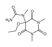 N-(5-ethoxy-1,3-dimethyl-2,4,6-trioxo-hexahydro-pyrimidin-5-yl)-N-methyl-urea Structure