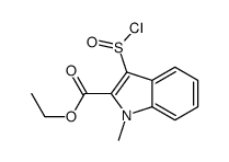 ethyl 3-chlorosulfinyl-1-methylindole-2-carboxylate Structure