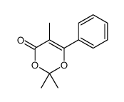 2,2,5-trimethyl-6-phenyl-1,3-dioxin-4-one Structure