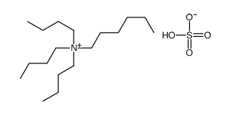 hydrogen sulfate,tributyl(hexyl)azanium Structure